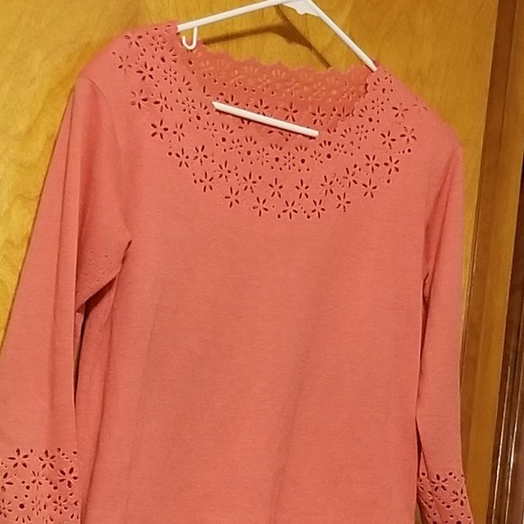 Wing Yue Tops - COPY - COPY - Laser Cut Peach Top